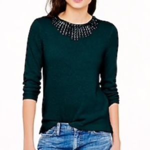 JCREW Beaded Sweatee